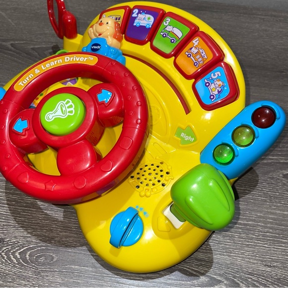 VTech Turn & Learn Interactive Early Development Toy W/ Animals, Colors, Etc. - Picture 4 of 8